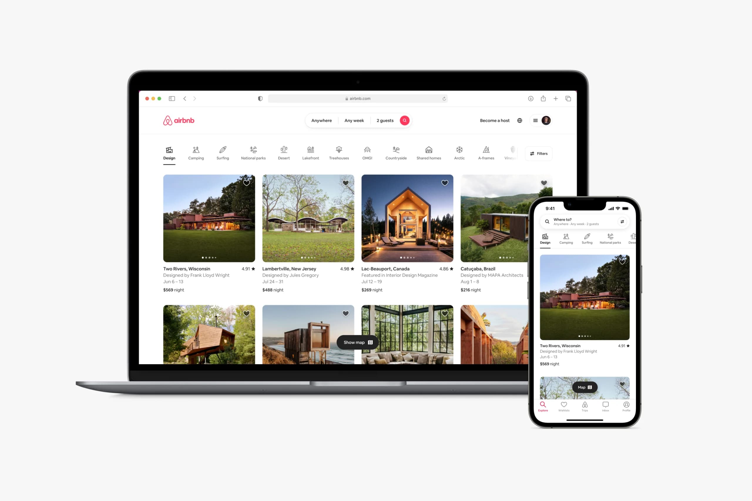 Airbnb, UX100 leader in Travel & Hospitality