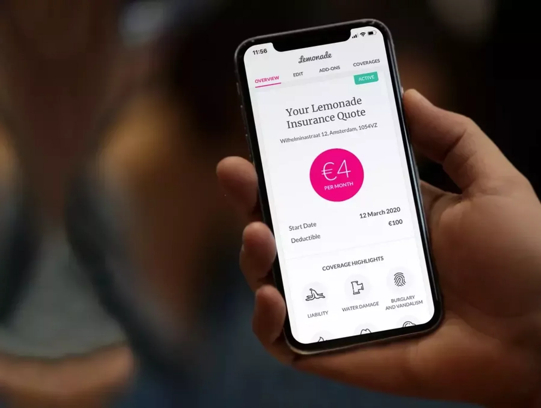 Lemonade, UX100 leader in Insurance